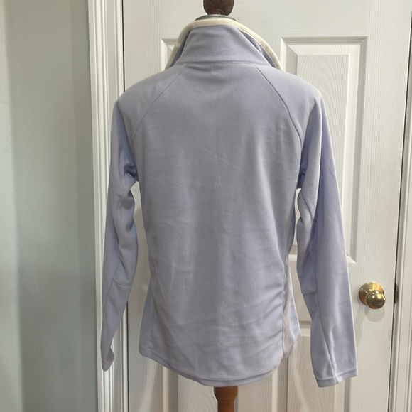 Columbia fleece jacket partial zip pull over lilac lavender purple womens size L - Picture 4 of 10